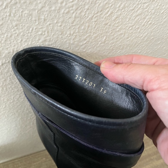 Balenciaga Platform Leather Ankle Booties - Picture 7 of 8